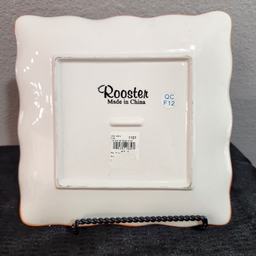 Rooster Plate - Picture 2 of 2